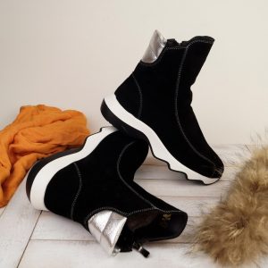 Зимові замшеві черевики | 5721