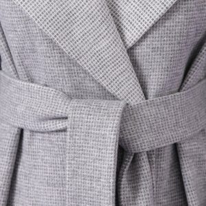 Демісезонне жіноче пальто сіре | 19363