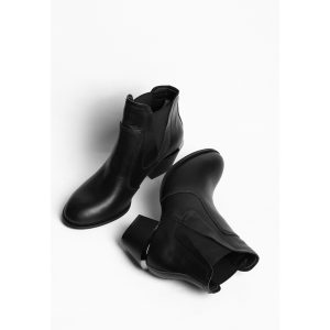 Черные ботинки на каблуке | 35823