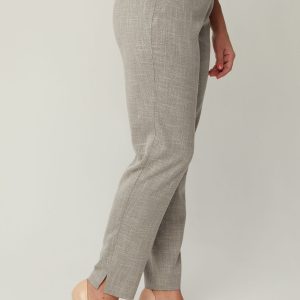 Літні сірі брюки з льону | 46239