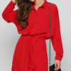 Демісезонна червона сукня-сорочка | 48824