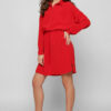 Демісезонна червона сукня-сорочка | 48824