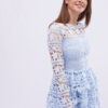 Літнє блакитне міні-плаття | 48917