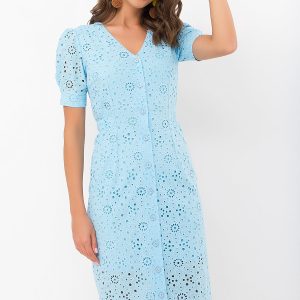 Блакитне плаття міді з прошви | 48549