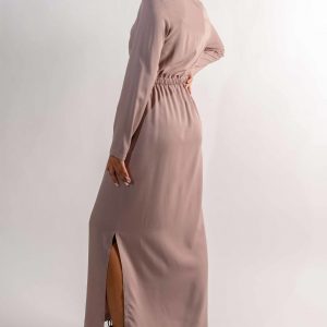 Бежева сукня вільного силуету максі | 50990