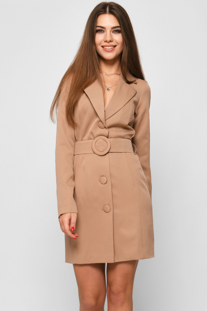 Плаття-жакет бежеве | 51142