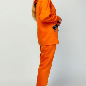 Теплий спортивний костюм помаранчевий | 50646