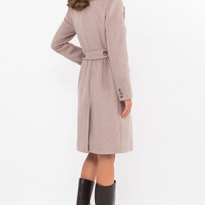 Демісезонне жіноче пальто сіро-бежеве | 51900