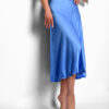 Шовкова спідниця-міді блакитна | 54767 Шовкова спідниця-міді блакитна | 54767