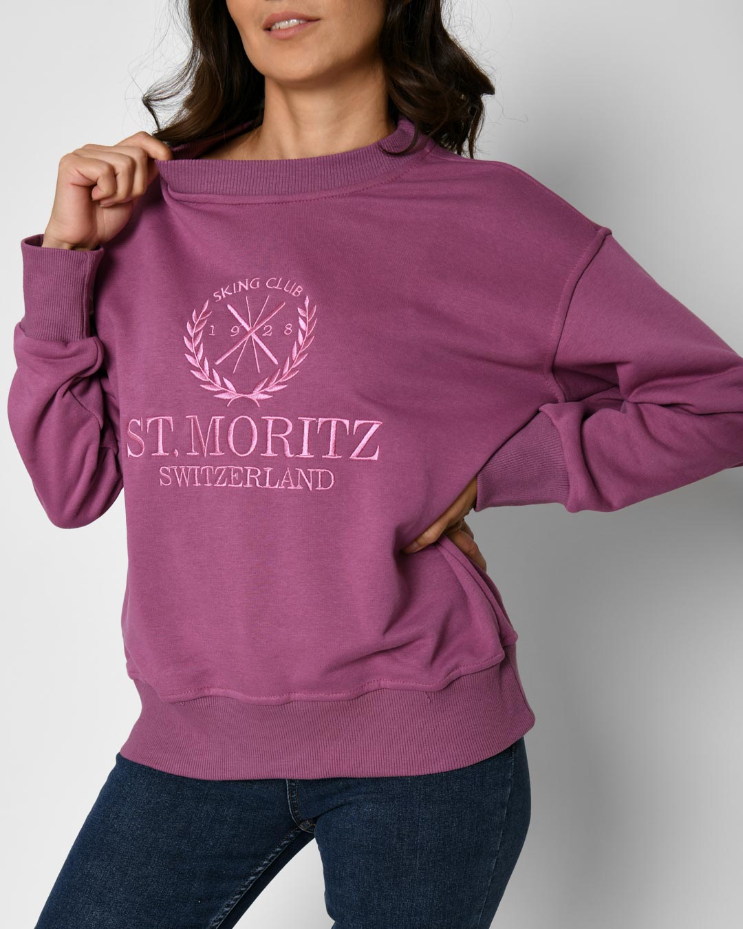 Жіночий світшот фіолетовий | 54584