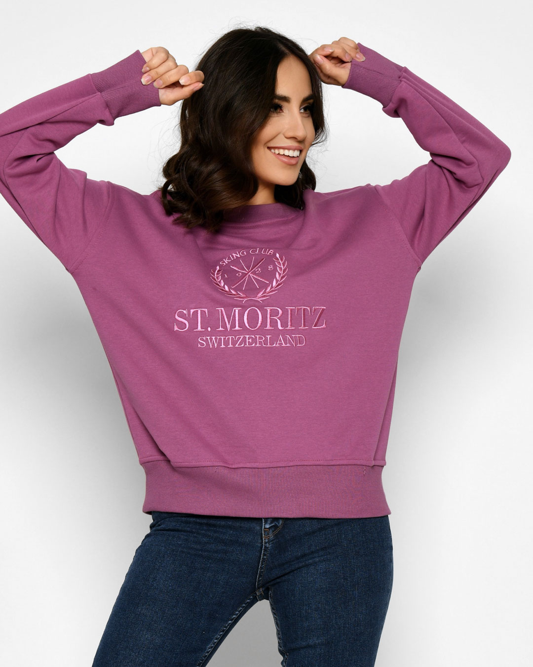 Жіночий світшот фіолетовий | 54584