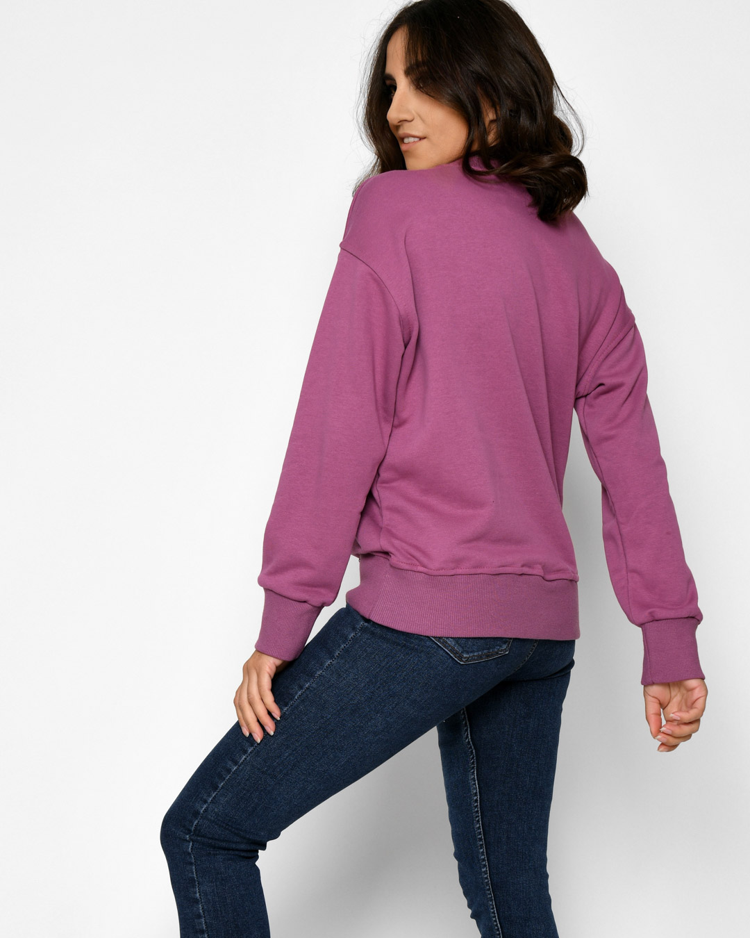 Жіночий світшот фіолетовий | 54584