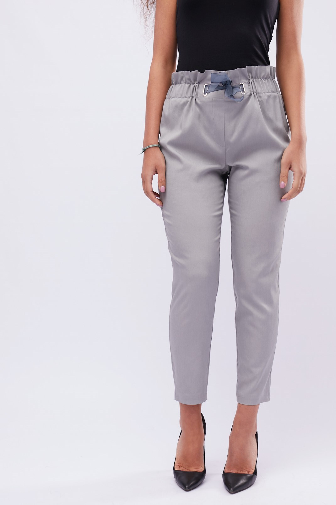 Жіночі штани-чіноси сірі | 55421