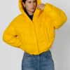 Куртка коротка демісезонна жовта | 55325 Куртка коротка демісезонна жовта | 55325