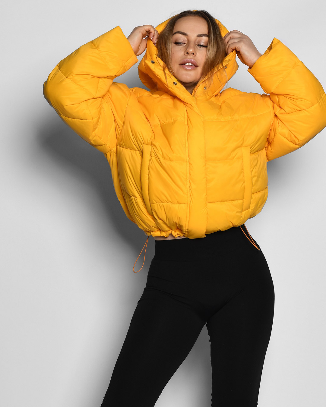 51107crii4qt Куртка коротка демісезонна жовта | 55325 2