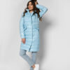 Демісезонна куртка-пальто блакитна | 55060
