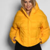 n6h433qlsdq Куртка коротка демісезонна жовта | 55325 8