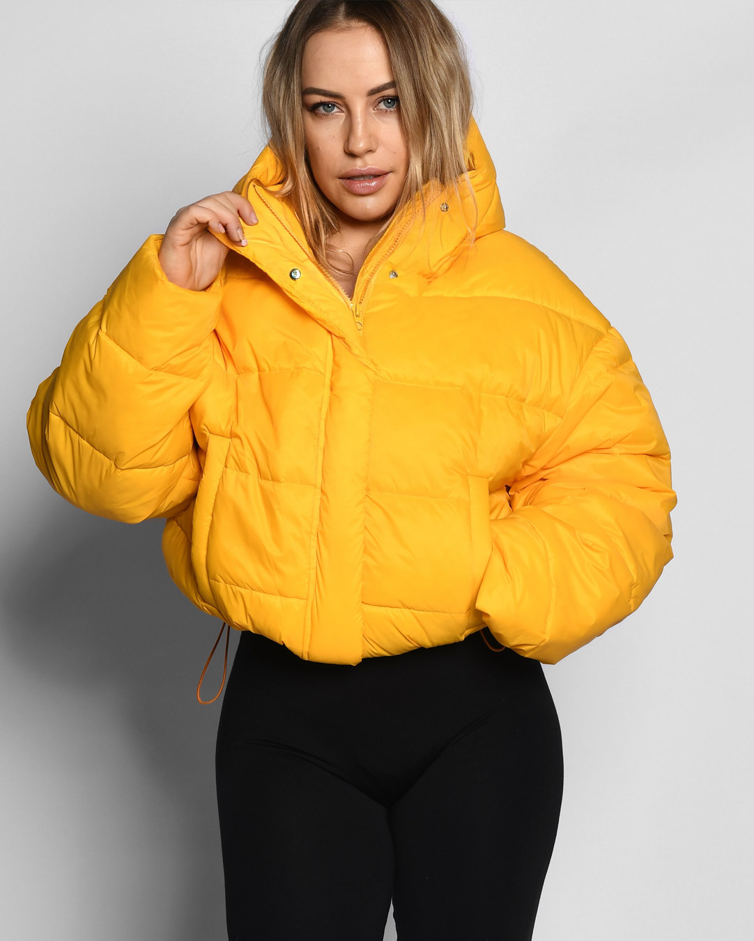 sl1i2cgnl450 Куртка коротка демісезонна жовта | 55325 4