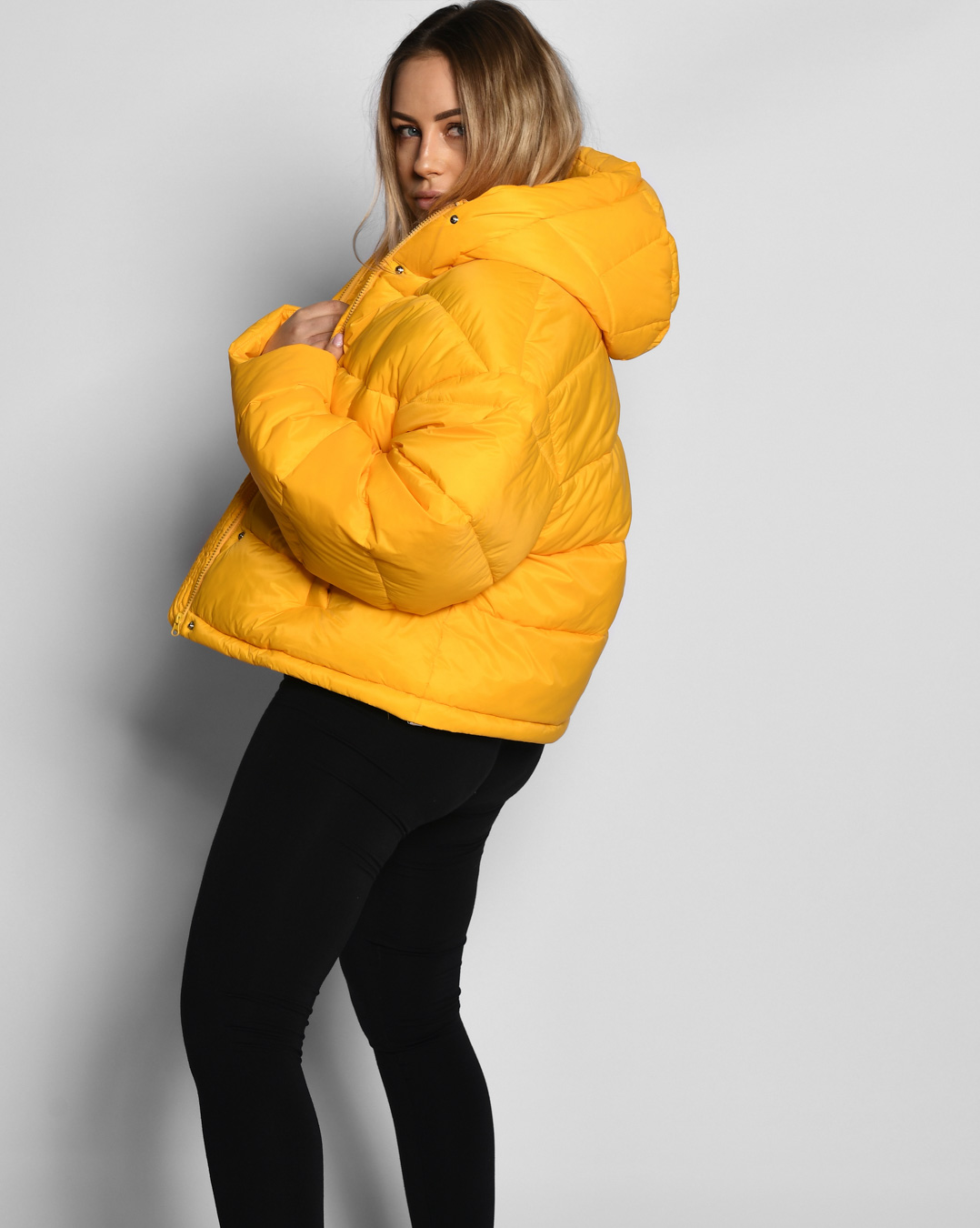 xd2tegntgw1 (1) Куртка коротка демісезонна жовта | 55325 7