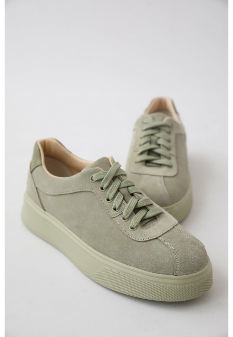 Кеди замшеві оливкові | 55956 Кеди замшеві оливкові | 55956