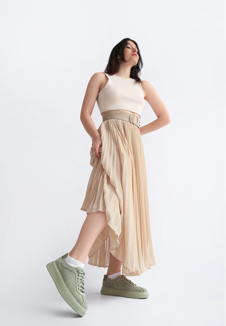 Кеди замшеві оливкові | 55956 Кеди замшеві оливкові | 55956