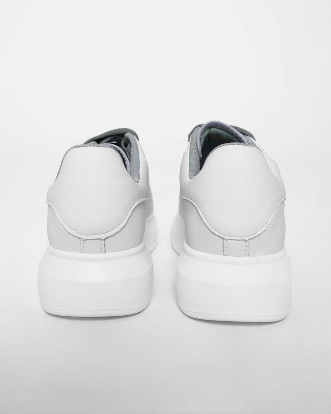 Кеди білі на середній підошві | 56827 Кеди білі на середній підошві | 56827