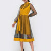 Комбіноване жовте плаття | 59939 Комбіноване жовте плаття | 59939