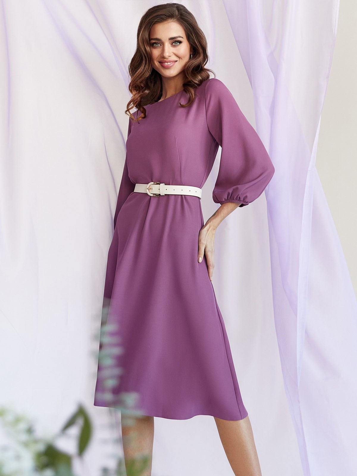 Сукня демісезонна фуксія | 59901