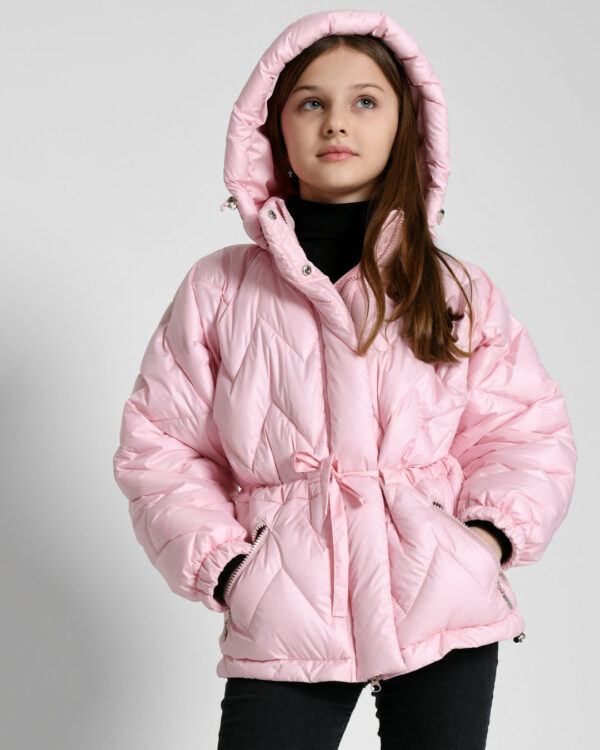 Дитяча демісезонна куртка рожева | 61321