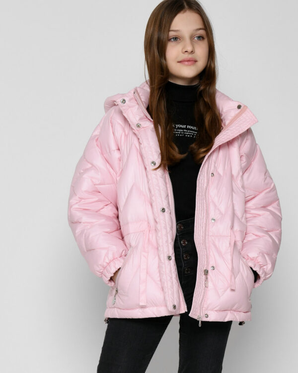 Дитяча демісезонна куртка рожева | 61321