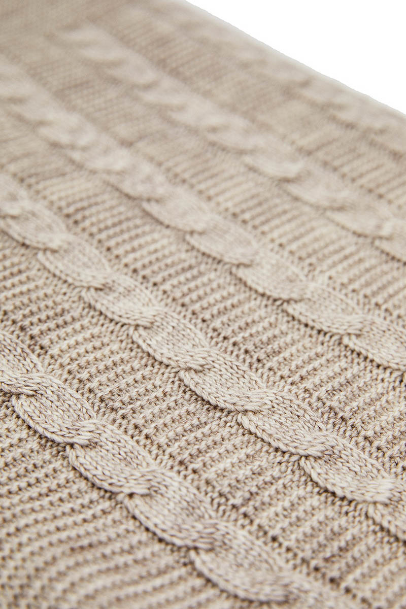 Marina.Vovk Плед двосторонній сіро-бежевий | 61528