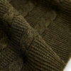 В'язаний плед двосторонній хакі 180х130 | 61512 5