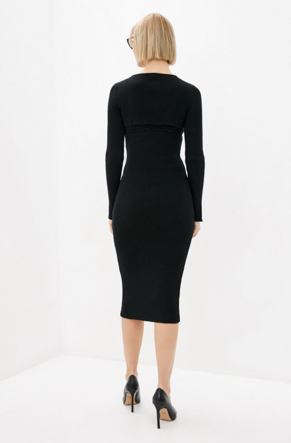 Сукня-сарафан з болеро чорна | 62783