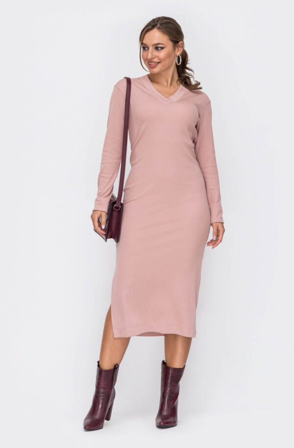 Сукня прямого крою рожева | 62550