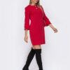 Лаконічна сукня міні червона | 63565 Лаконічна сукня міні червона | 63565