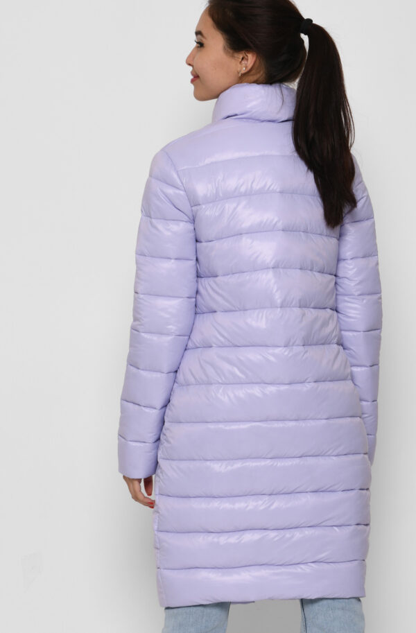 Демісезонна куртка-пальто бузкова | 64282