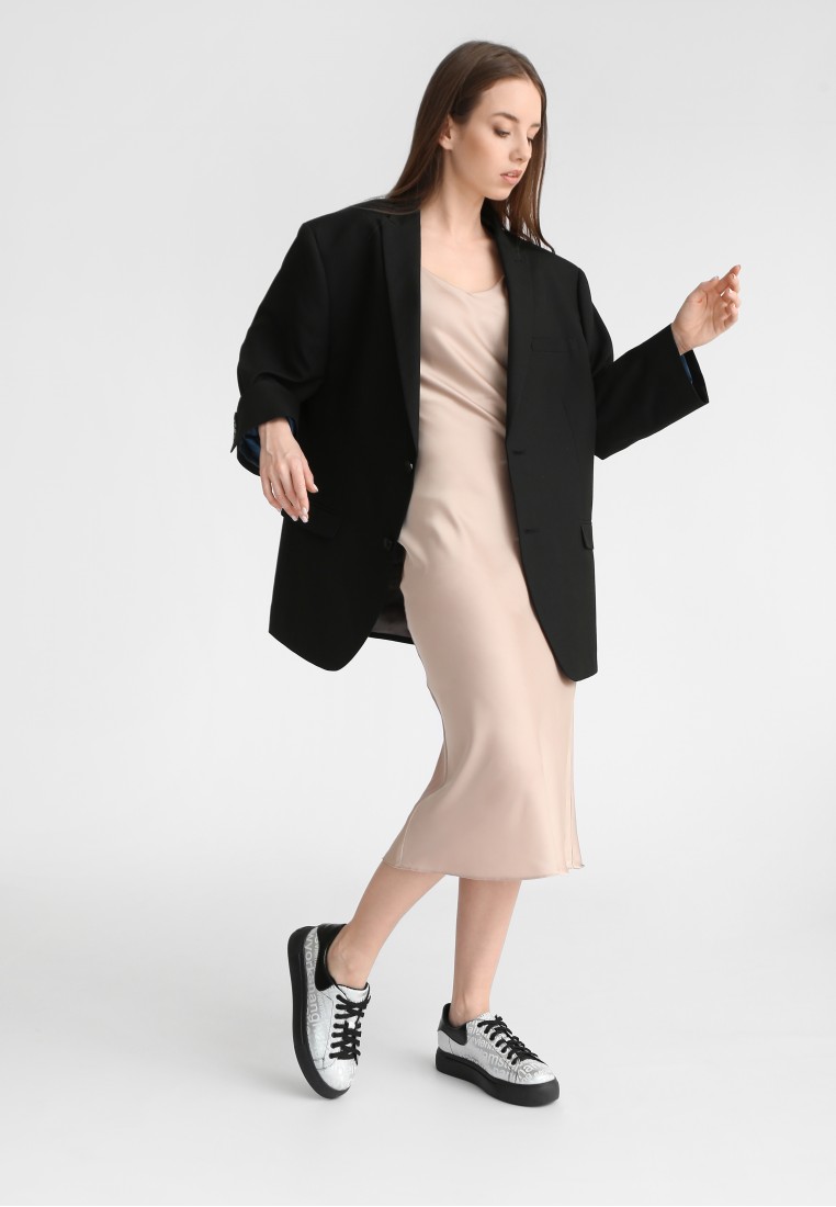 Срібні кеди із натуральної шкіри | 64129 Срібні кеди із натуральної шкіри | 64129