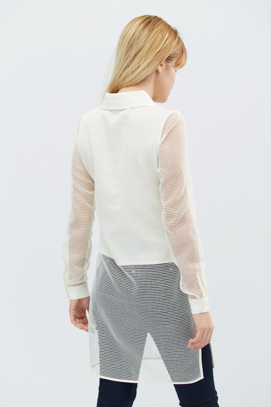 Блуза молочна подовженого крою | 63811 Блуза молочна подовженого крою | 63811