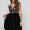 Вечірня сукня-балон чорна | 64236 Вечірня сукня-балон чорна | 64236