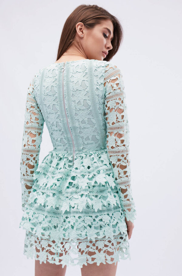 Літнє міні-плаття м'ятне | 64188