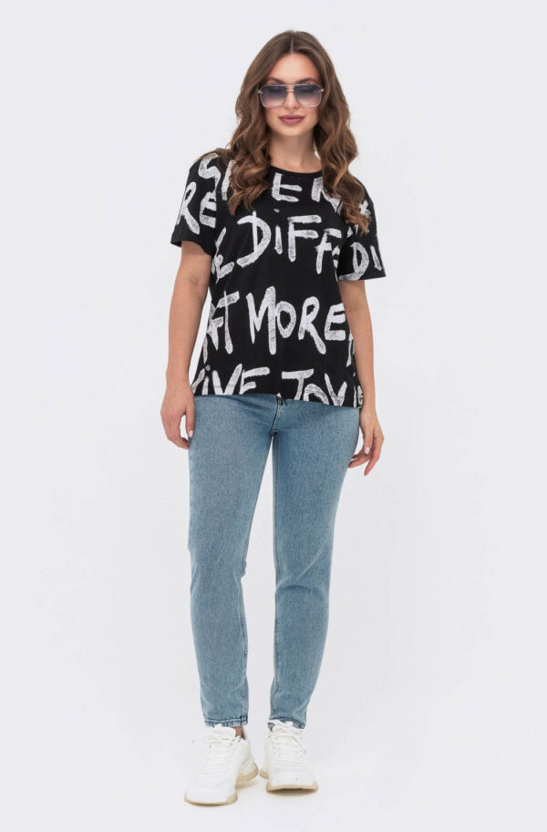 Бавовняні джинси-мом блакитні | 64311