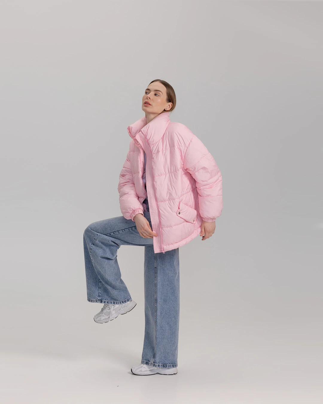 Жіноча демісезонна куртка рожева | 65267 Жіноча демісезонна куртка рожева | 65267