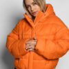 Демісезонна коротка куртка помаранчева | 64725