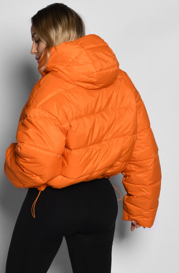 Демісезонна коротка куртка помаранчева | 64725