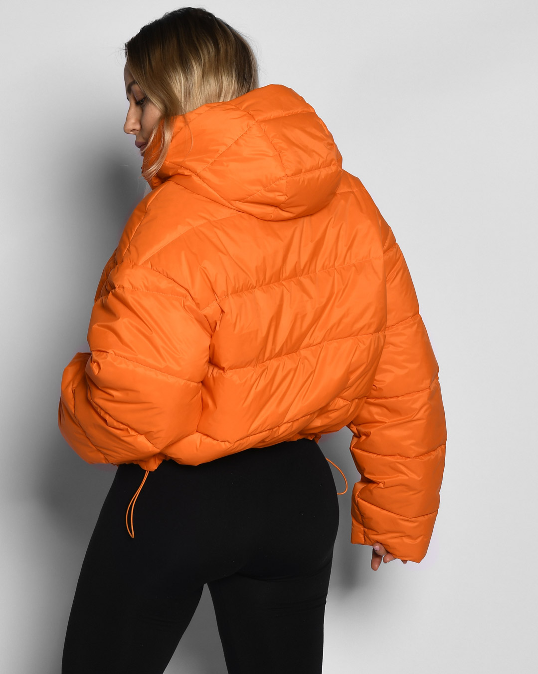 Демісезонна коротка куртка помаранчева | 64725