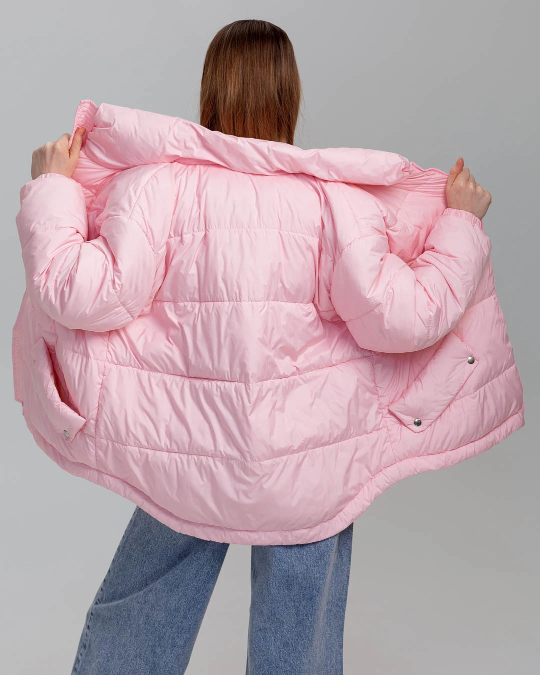 Жіноча демісезонна куртка рожева | 65267 Жіноча демісезонна куртка рожева | 65267