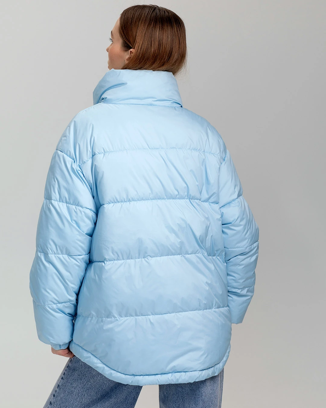 Жіноча демісезонна куртка блакитна | 65246 Жіноча демісезонна куртка блакитна | 65246