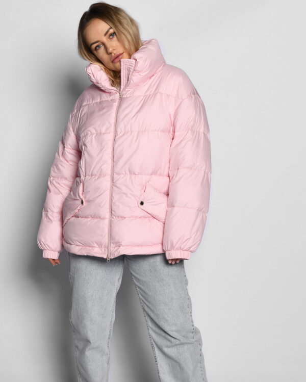 Жіноча демісезонна куртка рожева | 65267
