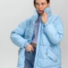 Жіноча демісезонна куртка блакитна | 65246 Жіноча демісезонна куртка блакитна | 65246