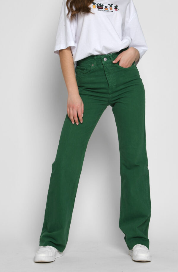 Жіночі джинси еспаньйоли зелені | 65200